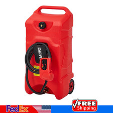 16gal60l Gas Tank Heavy-duty Fuel Storage Tank Hose W Manual Pump Gas Containe