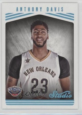 2016-17 Panini Studio Studio Edition Glossy Anthony Davis #158 0z6