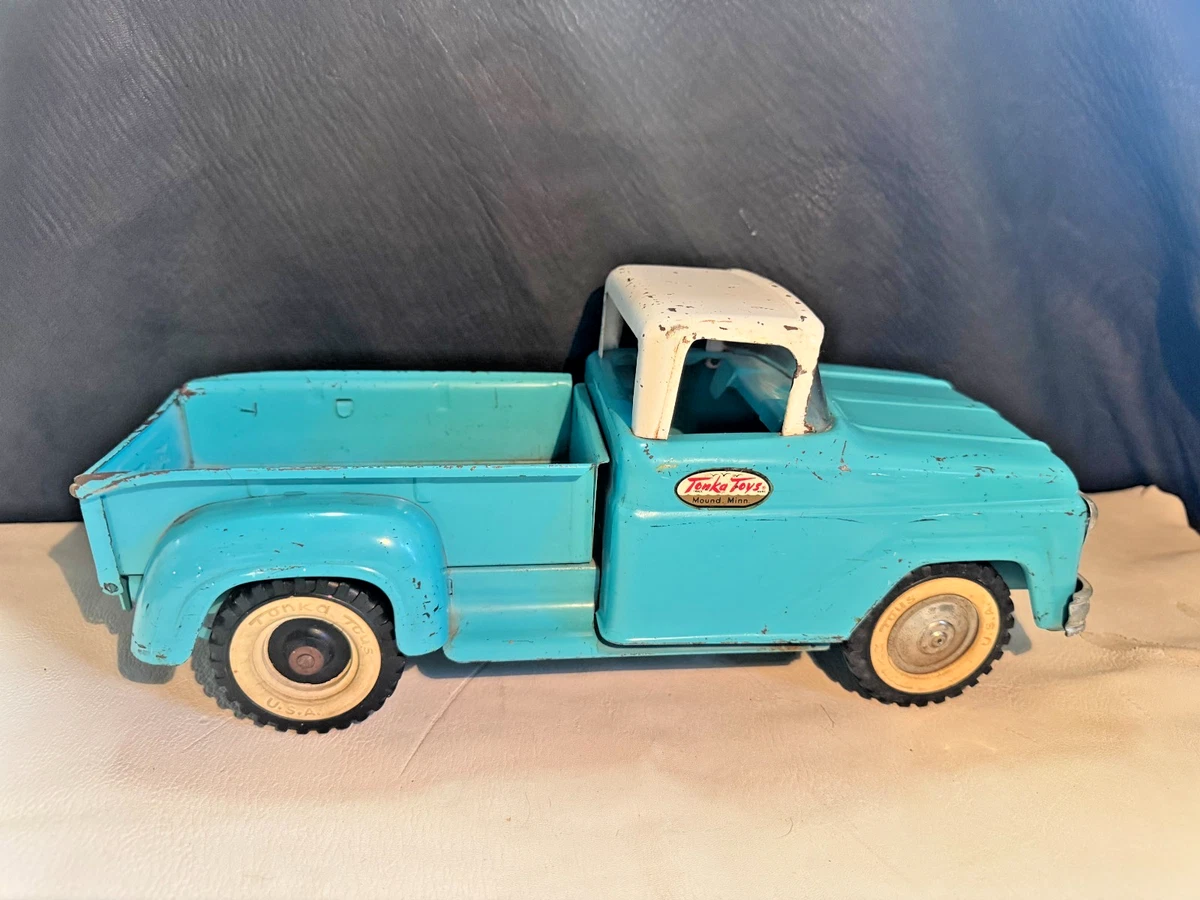 値下げ！激渋ネイビー Tonka Toys ピックアップトラックおまけのケース付 Tonka Blue Vintage Manufacture Diecast Pickup Trucks for sale - eBay