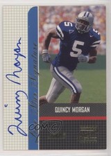 2001 Stadium Club Lone Star Signatures Quincy Morgan #LS-QM Auto 2u3