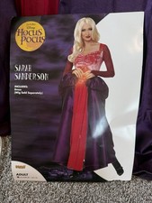 Disney Hocus Pocus Sarah Sanderson Dress Halloween Costume Woman  s Size XL