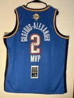Shai Gilgeous Alexander Signed Jersey 2025 NBA Finals MVP OKC Thunder JSA COA