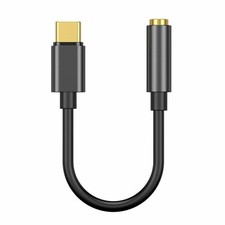 USB-C to 3.5 mm Headphone Jack Adapter to 3.5mm Aux Audio Dongle Jack Cable