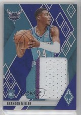 2023-24 Panini Phoenix Rookie Jumbo Memorabilia Blue 16/25 Brandon Miller 19cx