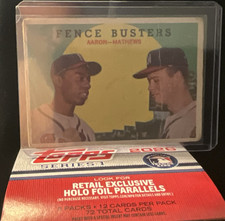 Topps 1959 Eddie Mathews Hank Aaron Milwaukee Braves #212 Baseball Card