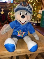 Chuck E. Cheese 2008 Plush Stuffed Animal W/ Logo Hat & Shirt