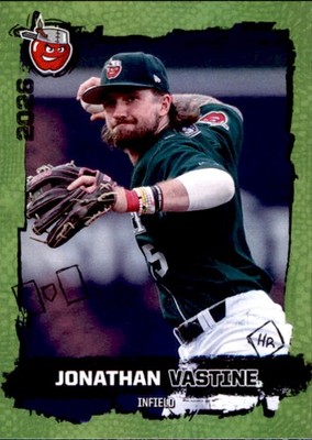 2026 Fort Wayne TinCaps Choice #28 Jonathan Vastine Bartow Florida Baseball Card