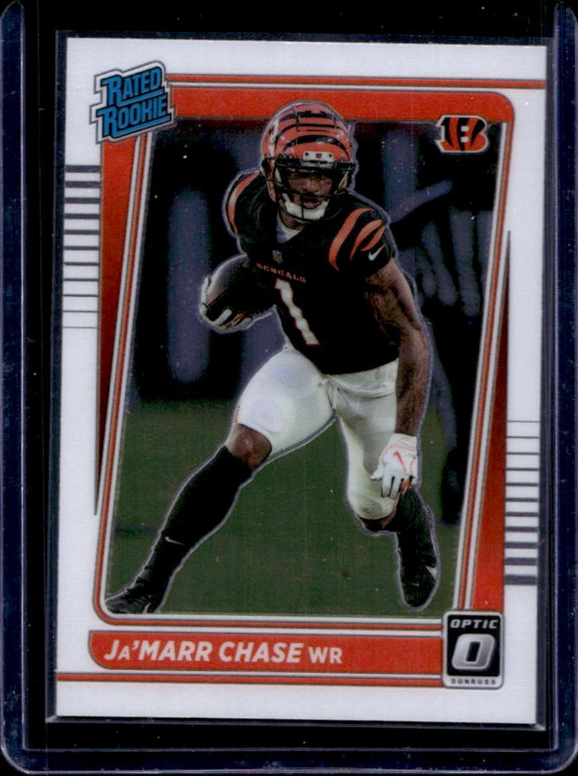 2021 Donruss Optic Ja'Marr Chase Rated Rookie #207 Bengals