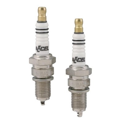 Accel Spark Plug - Spark Plugs - Platinum - Evolution - .040'' Gap - 2 Pack