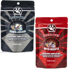 Pangea Gecko Diet Fruit W/Insects  Breeding Bundle - 2Oz Fruit  Insects and Br