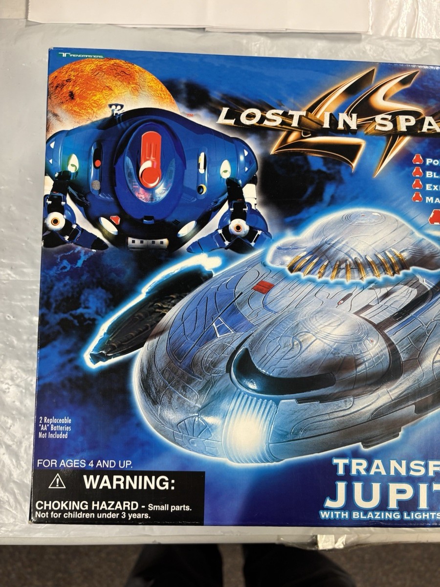 New LOST IN SPACE DELUXE TRANSFORMING JUPITER 2 SHIP 1997 W ROBOT