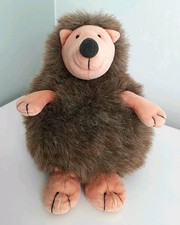RARE VINTAGE JELLYCAT c. 2000 Puffball Hedgehog L - Plush Soft Toy Cuddly Beanie