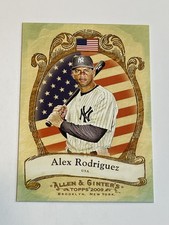 2009 Topps Allen & Ginter Baseball National Pride - Alex Rodriguez - Yankees