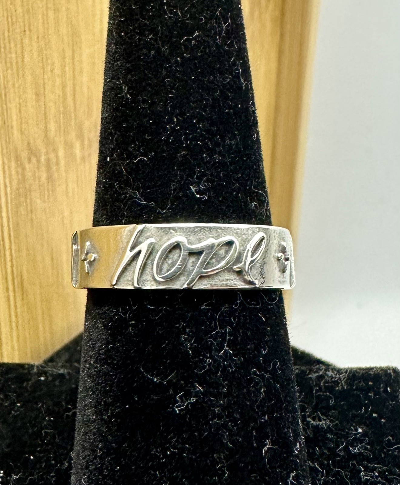 JAMES AVERY Sterling Silver Cursive Script FAITH … - image 5