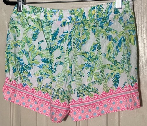Lilly Pulitzer Katia Shorts Fresh Citrus Keep Palm Engineered Medium Lounge - Bild 8 von 9