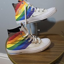 Womans Converse Rainbow Pride  Rare Iten In Excellent Condition Size 6