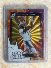 2024-25 Panini Donruss Anthony Davis Bomb Squad Purple Laser /99 LA Lakers