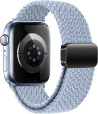 Braided Strap Compatible with Apple Watch 38mm 40mm 41mm 44mm Magnetic Clasp