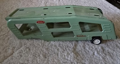 Vintage 1960's Tonka Mint Green Car Hauler Truck Trailer Only | eBay