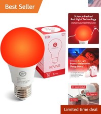 Red Light Bulb - Sleep Therapy - Melatonin Promoting Natural Sleep Aid