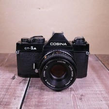 Cosina CT-1A 35mm Film SLR Camera and 50mm f2 Lens - Spares or Repairs