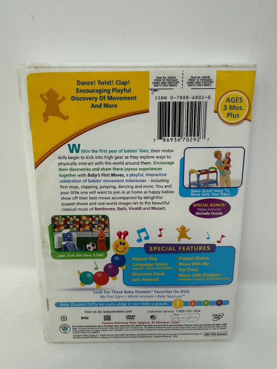 Baby Einstein - Babys First Moves (DVD, 2006) | eBay