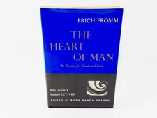 THE HEART OF MAN by Erich Fromm 1964 HCDJ Very Good, Nice