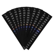 10 Pcs Adhesive Thermometer Strip On Temperature Indicator For Brewing