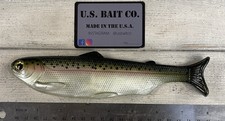 Weedless Swimbait 8” wedge tail Color Stock Trout Lot Of 1 Bait