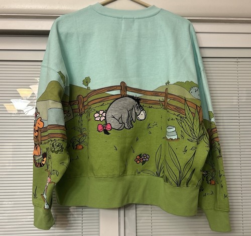 2024 Disney Parks Winnie Puuh & Freunde Cropped Sweatshirt Erwachsene S Neu - Bild 10 von 10