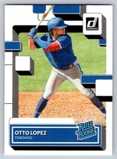 2022 Panini Donruss - Rated Rookie Otto Lopez #49 (RC) Toronto Blue Jays