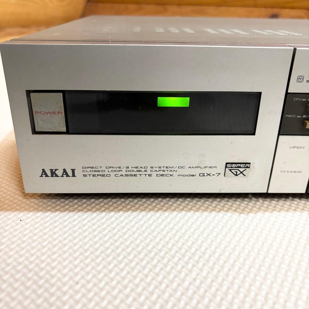 AKAI GX-7 3-head Cassette Deck Super GX | AC100V 50Hz/60Hz