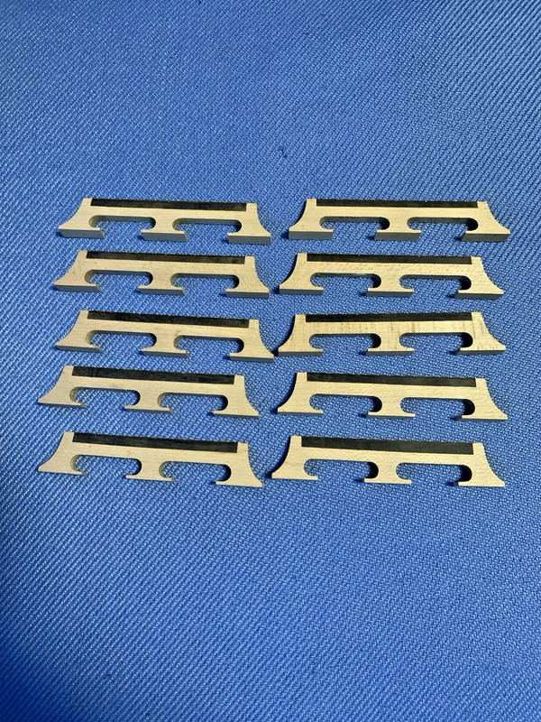 Lot of 10 Bridges for 5 String Banjo Vintage Well Seasoned