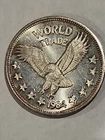 1 oz Vintage 1984 “One World Trade Unit” .999 FINE Silver Eagle World Trade