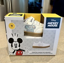 NEW Disney Mickey Mouse Toddlers Character Sneaker Size 7 Aldi Exclusive New