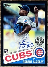 Adbert Alzolay 2020 Topps Series 2 1985 Black Rookie #106/199 Cubs #85A-AA
