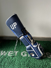 New Malbon  UP  Golf Stand Bag Blue with Hood Cover