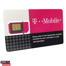 Prepaid SIM Card Unlimited Talk, Text, and Data in  for 30 Days