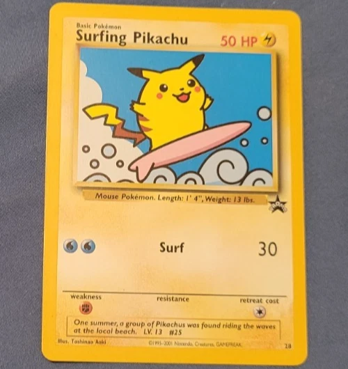 Surfing Pikachu Pokmon TCG Cards for sale | eBay
