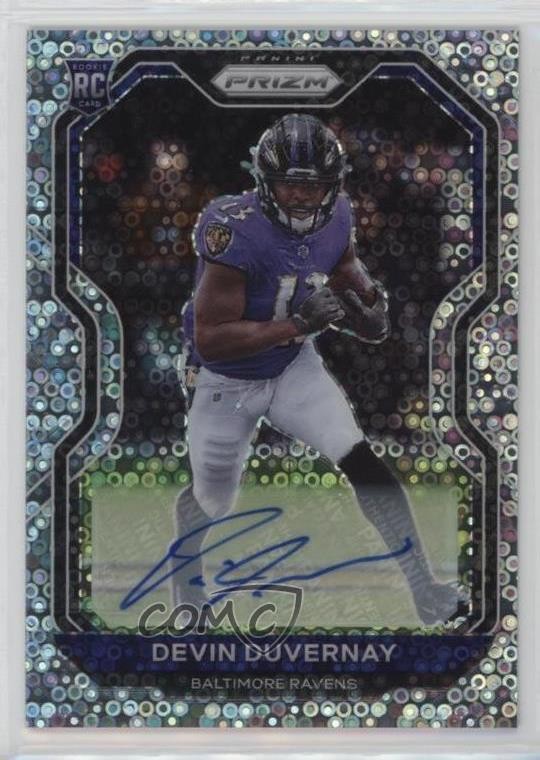 2020 Panini Prizm No Huddle Devin Duvernay #380 Rookie Auto RC 0f5t