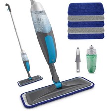Spray Mops for Cleaning Floors - BPAWA Microfibre Floor Mop Grey