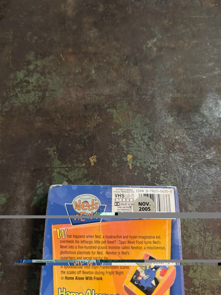 Ned’s Newt Volume 1 Home Alone With Newt VHS Paramount Nelvana Cartoon Sealed - Image 4 of 4