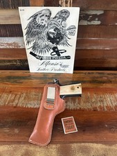 Vintage Alfonsos Medium Brown Leather IWB Holster for Colt 1911 Government Left