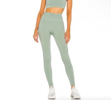 SET Active Los Angeles SculptFlex Leggings Sage Green Women s Size Small