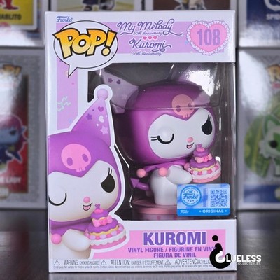 Funko Pop! Kuromi 20th Anniversary Kuromi with Cake #108 And Pop Protector 