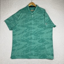 Nike Dri-FIT Disney Parks Polo Shirt Mens 2XL Green Camo Golf Mickey