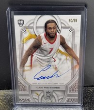 2023-24 Topps Royalty Collection Silver Auto Cam Whitmore Rookie #60/99