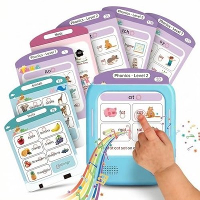 Talking Flash Cards, Phonics Flash Cards, Learn to Read with 246 Pages, 29+ T...