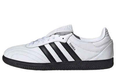 Adidas Women's Samba LT Patent Leather White Black JI2706 Multi Size NEW