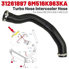 Ladeluftschlauch für FORD FOCUS MK2 2.0 TDCi 1337785 3M516C646UD Turboschlauch